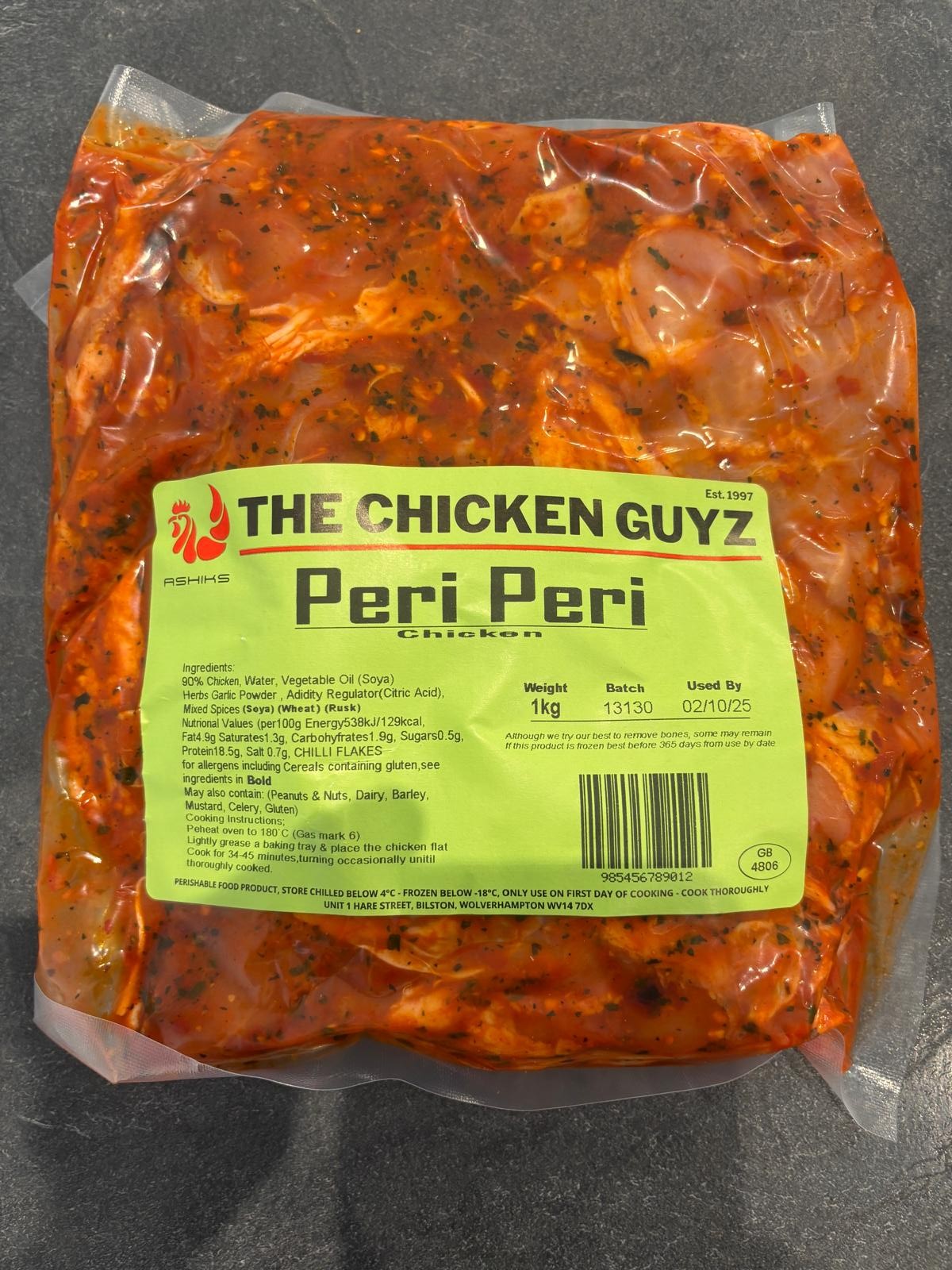 The Chicken Guyz - Marinated 1kg Chicken – Standard Plus Butchers