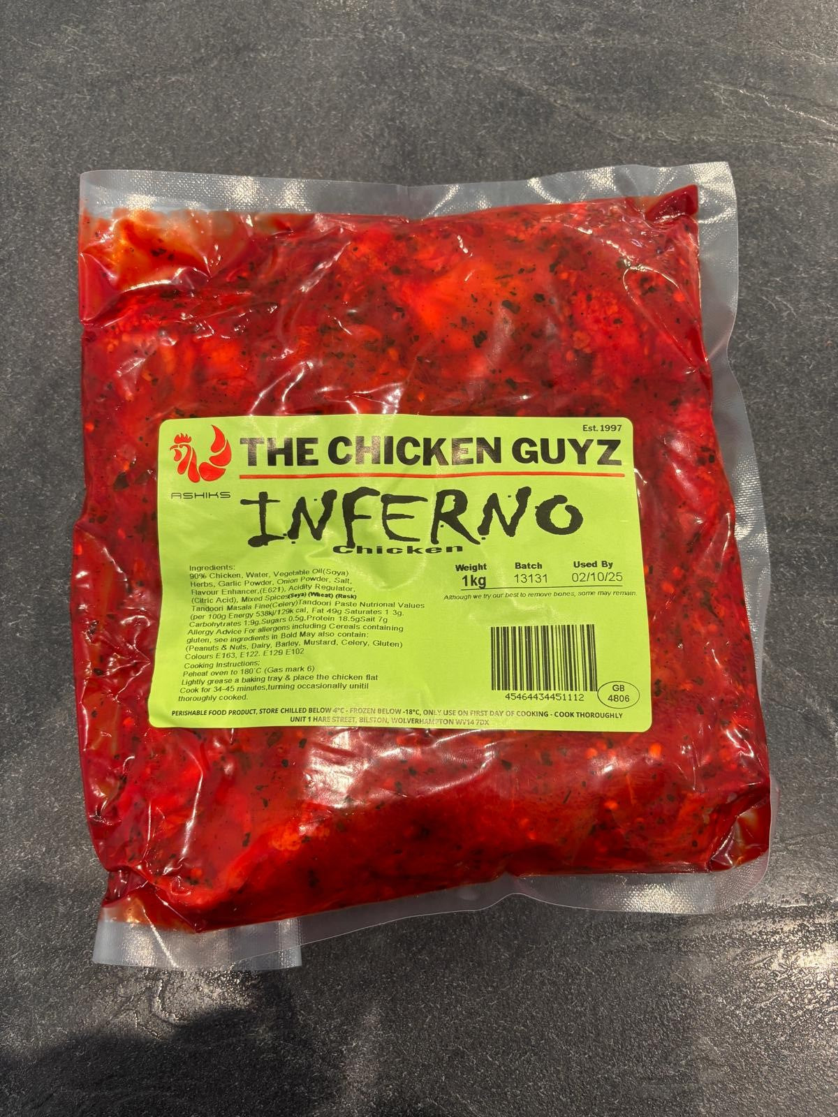 U*K様 Butcher ProductS The Chicken Guyz - Marinated 1kg Chicken – Standard Plus Butchers