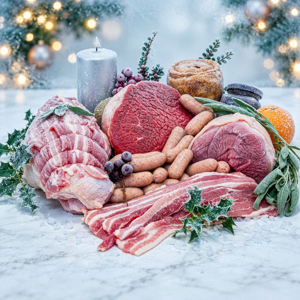 Early Bird Small Christmas Meat Hamper – Standard Plus Butchers