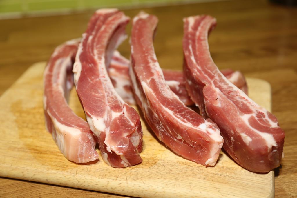 Meaty clearance pork ribs